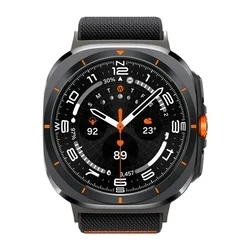 Samsung Galaxy Watch Ultra 2024 / 2025 (47 mm) okosóra szíj - SPIGEN FIT LITE - fekete szilikon szíj-6