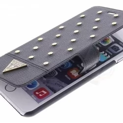 iPhone 6 Plus / 6S Plus telefontok - Guess Kihajtható Tok - Fekete 3700740342305-1