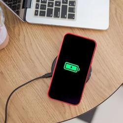 Telefontok Samsung Galaxy A37 5G - MagSafe kompatibilis piros szilikon hátlap tok-3