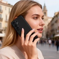 Telefontok Samsung Galaxy S26 Ultra - Tech-Protect Smart Wallet - fekete bőr könyvtok, ráhajtófüllel ﻿-3