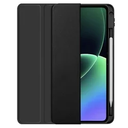 Tablettok XIAOMI PAD 8 / PAD 8 PRO (11,2 coll) - fekete smart case tablet tok, ceruza tartóval-11