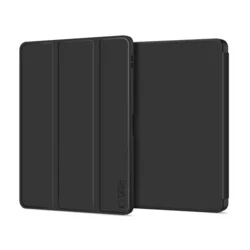Tablettok XIAOMI PAD 7 / PAD 7 PRO (11,2 coll) - fekete smart case tablet tok, ceruza tartóval-1