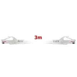 Gembird - Ethernet / Ethernet hálózati kábel, Cat 6A UTP - 3m, szürke -3