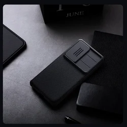  Telefontok Samsung Galaxy S26+ Plus - Nillkin csúsztatható kameravédős fekete hátlap tok ﻿-7