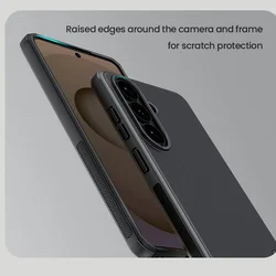 Telefontok Samsung Galaxy S26+ Plus - Nillkin Super Frosted - fekete hátlap tok beépített mágnessel (MagSafe kompatibilis)-5