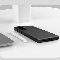 Telefontok Samsung Galaxy S26+ Plus - Nillkin Super Frosted - fekete hátlap tok beépített mágnessel (MagSafe kompatibilis)-6