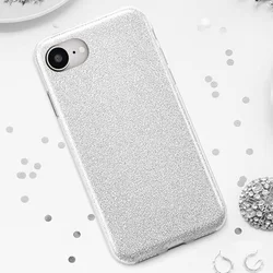 Telefontok iPhone 17e - Ezüst Shiny hátlap tok-3