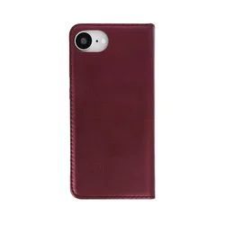 Telefontok iPhone 17e - Smart Magnetic burgundi szilikon keretes mágneses könyvtok ﻿-2