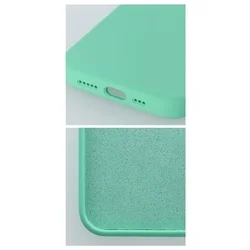 Telefontok Honor Magic8 Lite - menta szilikon hátlap tok ﻿-3