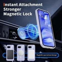 Telefontok Google Pixel 10a - Tech-Protect Flexair Hybrid - MagSafe kompatibilis átlátszó műanyag hátlap tok, szilikon kerettel-5