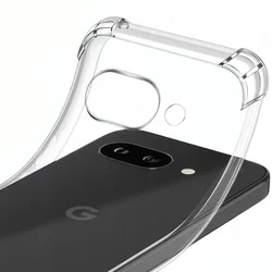 Telefontok Google Pixel 10a - ütésálló átlátszó hátlap tok-1