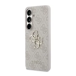 Telefontok Samsung Galaxy S26 - Guess Guess Metal Logo hátlaptok - pink-1