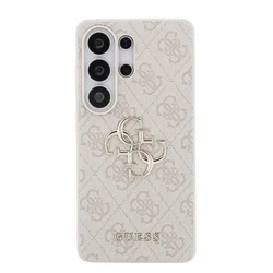 Telefontok Samsung Galaxy S26 Ultra - Guess Guess Metal Logo hátlaptok - pink-2