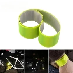 Biciklis kiegészítő 2db fényvisszaverős láb/kar/kerékpár pánt (22 cm)-3