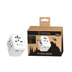 Telefon töltő: Tactical PTP Travel - USB / Type-C (USB-C) portos hálózati töltőfej, 4 dugaljszabvánnyal-8