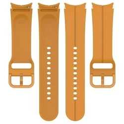 Samsung Galaxy Watch 5 / 5 Pro (40 / 44 / 45 mm) - karamell színű szilikon szíj (szíj szélesség: 20 mm)-4