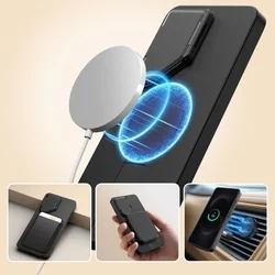 Telefontok Samsung Galaxy S26 Ultra - Tech- Protect Kevlar Aura - MagSafe kompatibilis hátlap tok, fekete-2