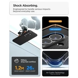 Telefontok Samsung Galaxy S26+ Plus - SPIGEN LIQUID MAG MAGSAFE fekete tok-5