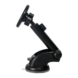 Autós telefontartó Bluestar - univerzális tapadókorongos, Magsafe kompatibilis, teleszkópos fekete autóstartó-4