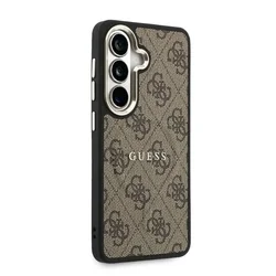 Telefontok Samsung Galaxy S26+ Plus - Guess 4G - barna mintás MagSafe kompatibilis hátlap tok-3