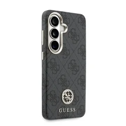 Telefontok Samsung Galaxy S26 - Guess 4G Strass Logo Gold - fekete mintás MagSafe kompatibilis hátlap tok-3