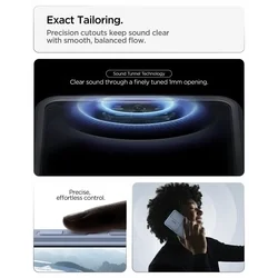 Telefontok Samsung Galaxy S26 Ultra - SPIGEN OPTIK ARMOR csúsztatható kameravédős kék hátlap tok-7