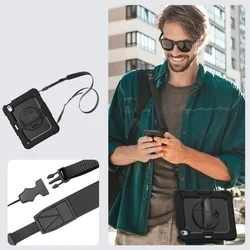 Tablettok iPad Air 8 (2026, M4, 11 coll) - SOLID360 ütésálló, kitámasztható, fekete tablet tok-5