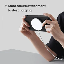 Telefontok iPhone 17e - Nillkin fekete hátlap tok, beépített mágnessel-2