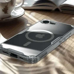Telefontok Phone 17e - Nillkin Nature TPU PRO - Magsafe kompatibilis átlátszó ütésálló hátlap tok-4