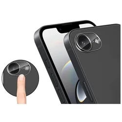 iPhone 17e - Kamera lencse védőkeret (átlátszó 3D) ﻿-1