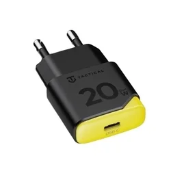 Telefon töltő: Tactical Minimi GaN - Type-C (USB-C) fekete hálózati töltőfej, 20W-2