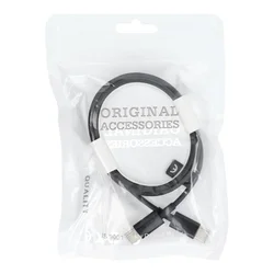 Kábel: HD23- Type-C/ Type-C (USB-C) fekete kábel 2m, 40W-2