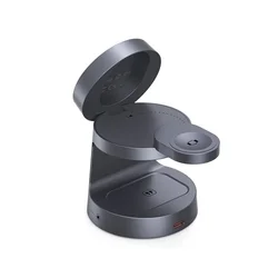 Tech- Protect A48 - 3in1 szürke összecsukható vezeték nélküli (Wireless) töltőpad - iPhone, AirPods és Apple Watch-4