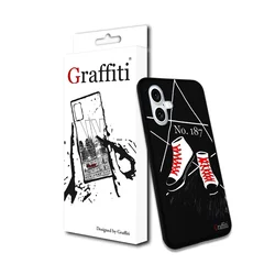 iPhone 17 telefontok - Graffiti No.187 mintás szilikon tok-1
