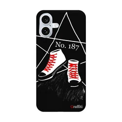 iPhone 17 telefontok - Graffiti No.187 mintás szilikon tok-2