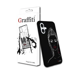 iPhone 17 telefontok - Graffiti No.197 mintás szilikon tok-1