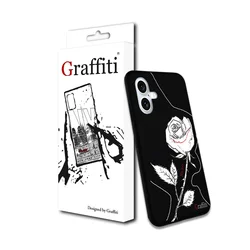 iPhone 17 telefontok - Graffiti No.217 mintás szilikon tok-2