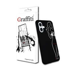 iPhone 17 telefontok - Graffiti No.227 mintás szilikon tok-2