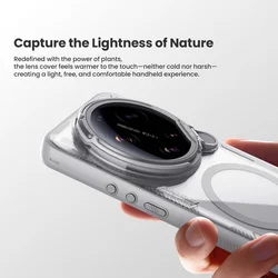 Telefontok Xiaomi 17 Ultra - Nillkin kameravédős áttetsző / fekete kitámasztós hátlap tok, beépített mágnessel-5