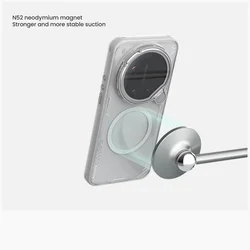 Telefontok Xiaomi 17 Ultra - Nillkin kameravédős áttetsző / fekete kitámasztós hátlap tok, beépített mágnessel-7