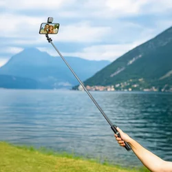 OBAL:ME SelfiePod Glow Selfie bot - fekete, bluetooth távirányítós, tripoddá alakítható selfie bot LED világítással-7