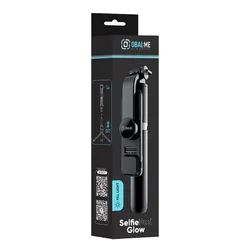 OBAL:ME SelfiePod Glow Selfie bot - fekete, bluetooth távirányítós, tripoddá alakítható selfie bot LED világítással-8