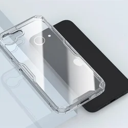 Telefontok iPhone 16e - Nillkin Nature TPU PRO - átlátszó ütésálló hátlap tok-6