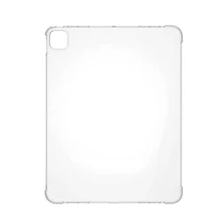 Tablettok iPad Pro 13 2024-2025 (7-8. Gen, 13 coll) - átlátszó, ütésálló szilikon hátlapi tablet tok-2