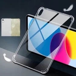 Tablettok iPad Air 8 (2026, M4, 11 coll) - átlátszó, ütésálló szilikon hátlapi tablet tok-1