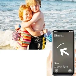 2 db Tech- Protect Nylon Apple Airtag 1/ 2 tok - Felhőcske és kis autó csuklópánt gyerekeknek-6