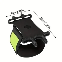 Univerzális telefontartó sport csuklópánt, fekete/zöld-2