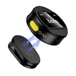 Hoco L21 - vezeték nélküli csíptethető / mágneses mikrofon + Type-C (USB-C) csatlakozós vevőegység, fekete ﻿-3