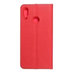 Telefontok P Smart 2019 - Luna Book piros könyvtok-1