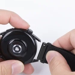 Okosóra szíj - Xiaomi Watch 2 / 2 Pro - F- Design FS05 - fekete szövet szíj (22 mm)-1